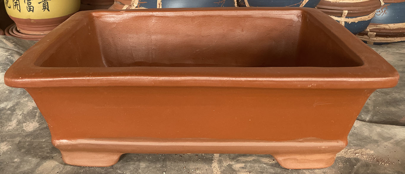 17cm High Rectangular Terracotta Plant Pot