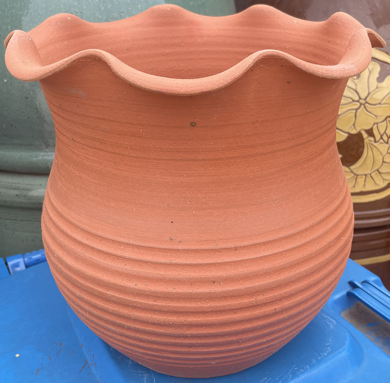 30cm High Bottle Terracotta Plant Pot