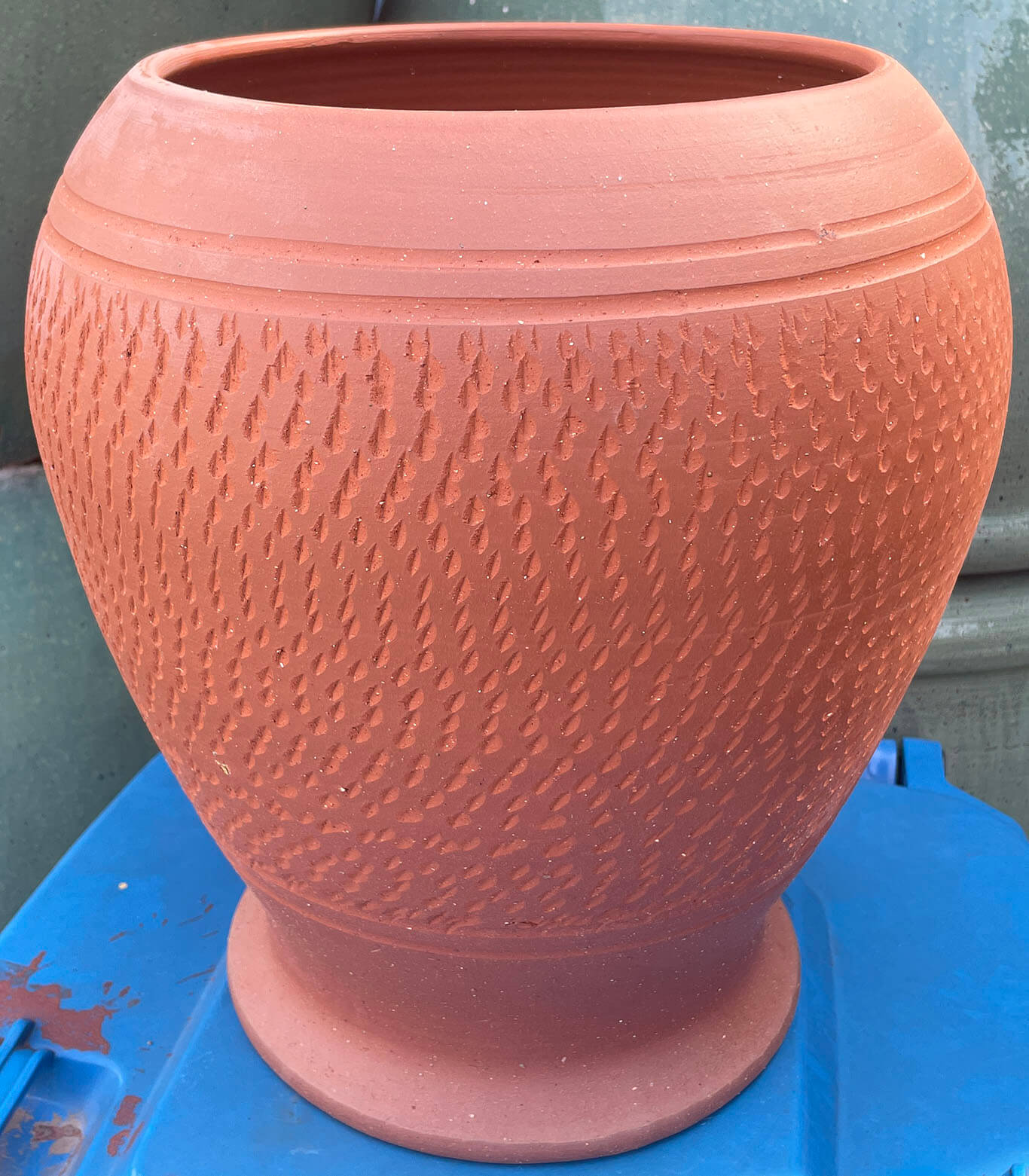 35cm High Cylinder Terracotta Plant Pots