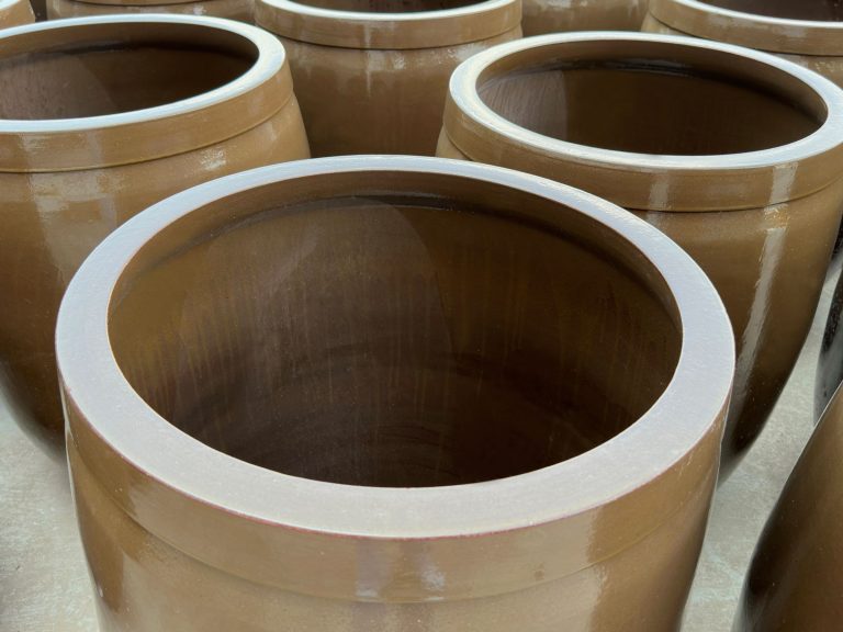 large clay fermentation crocks designed for food fermentation with wide mouth arge clay fermentation crocks designed for food fermentation with wide mouth