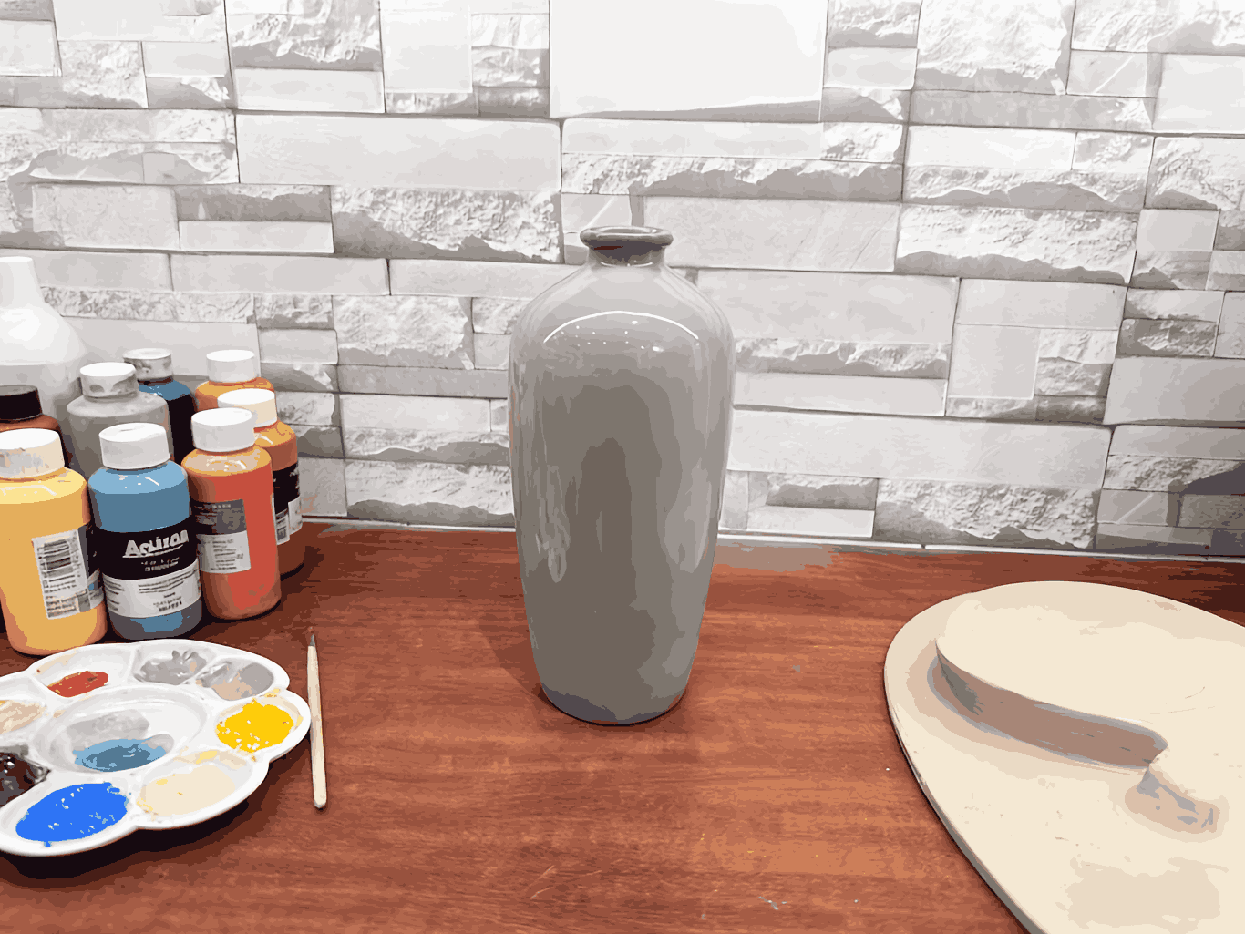Acrylic pigments required for making Terracotta Bottle Painting