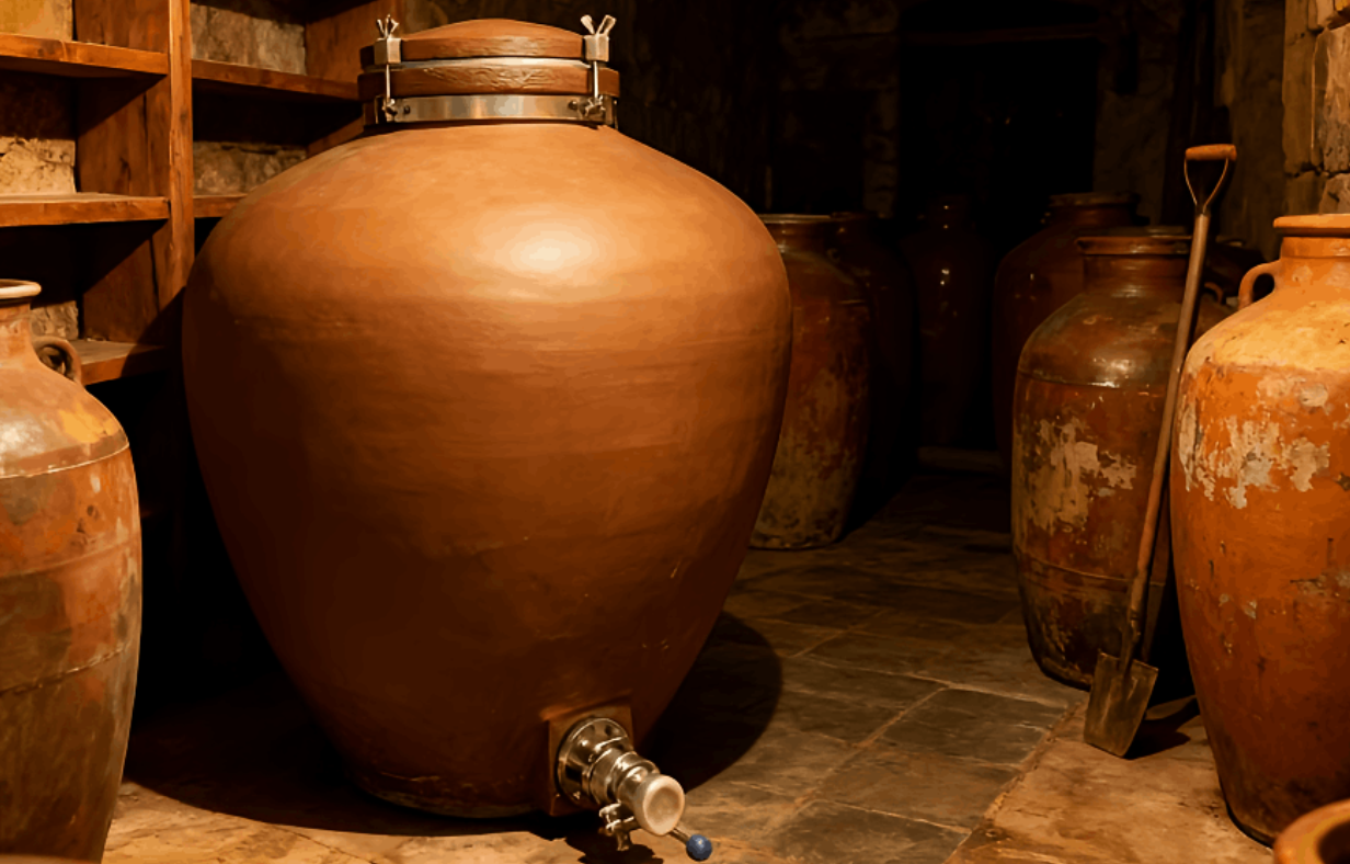Amphora Wine Vessel for winemaking and aging