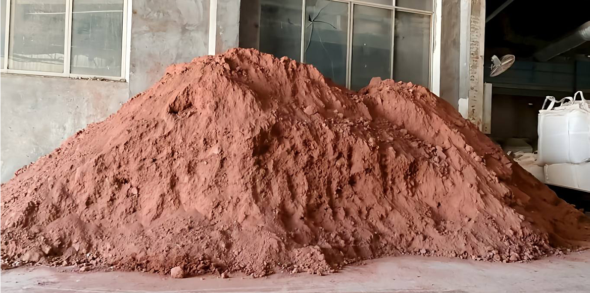 Clay used to make the Amphora Wine Vessel
