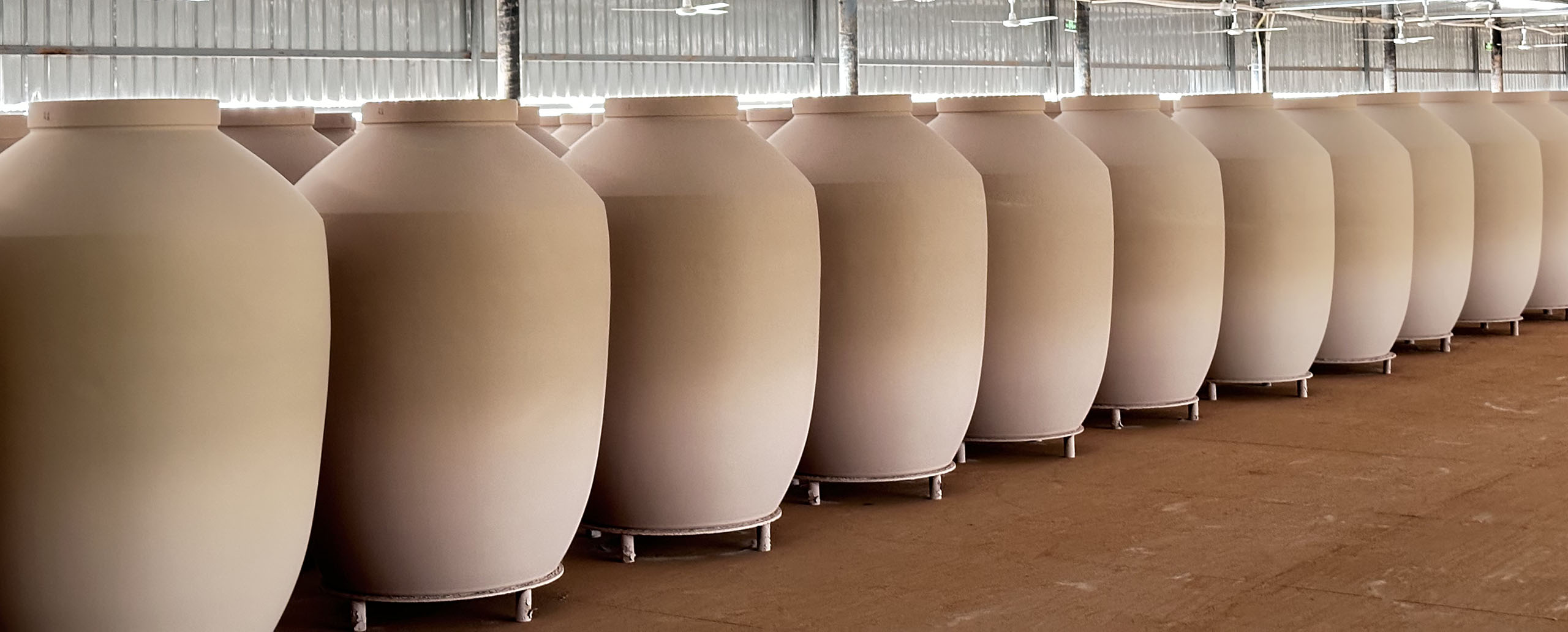 Hexin Natural drying clay terracotta jars