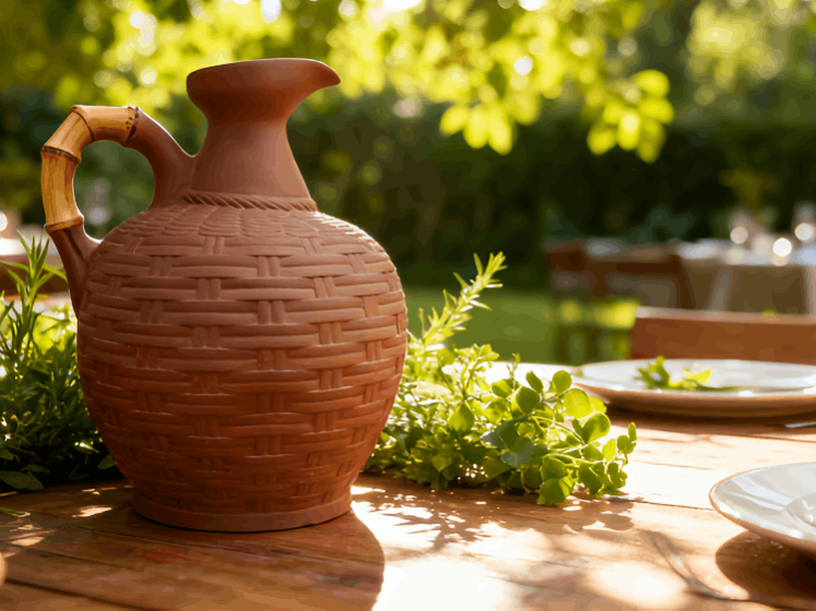 Outdoor Terracotta Wine Jugs Outdoor Terracotta Wine Jugs