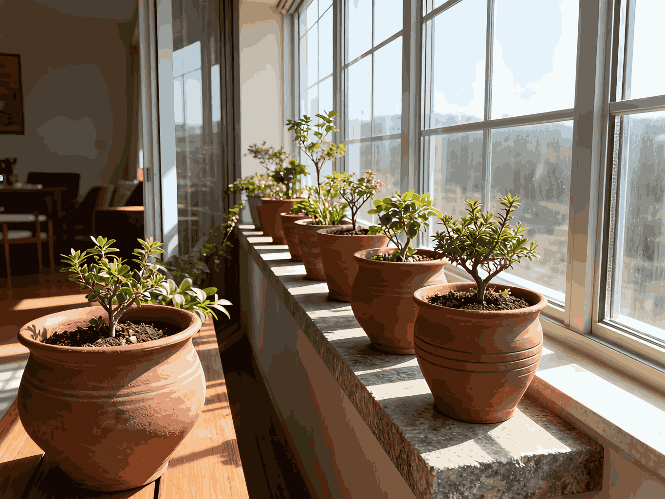 Terracotta Plant Pot suitable for balcony plant planting