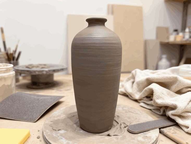 The methods and techniques of Terracotta Bottle Painting