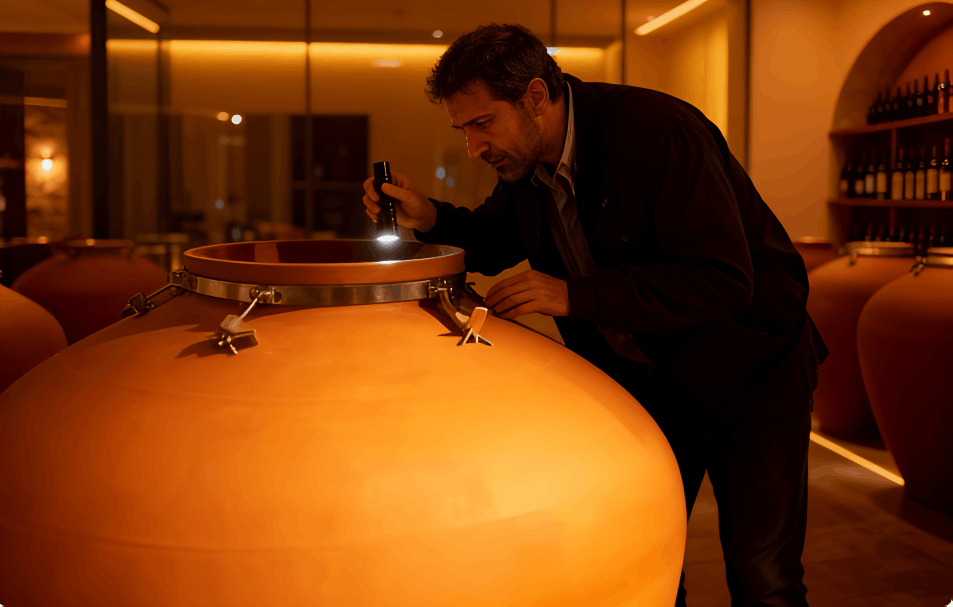 amphora wine making
