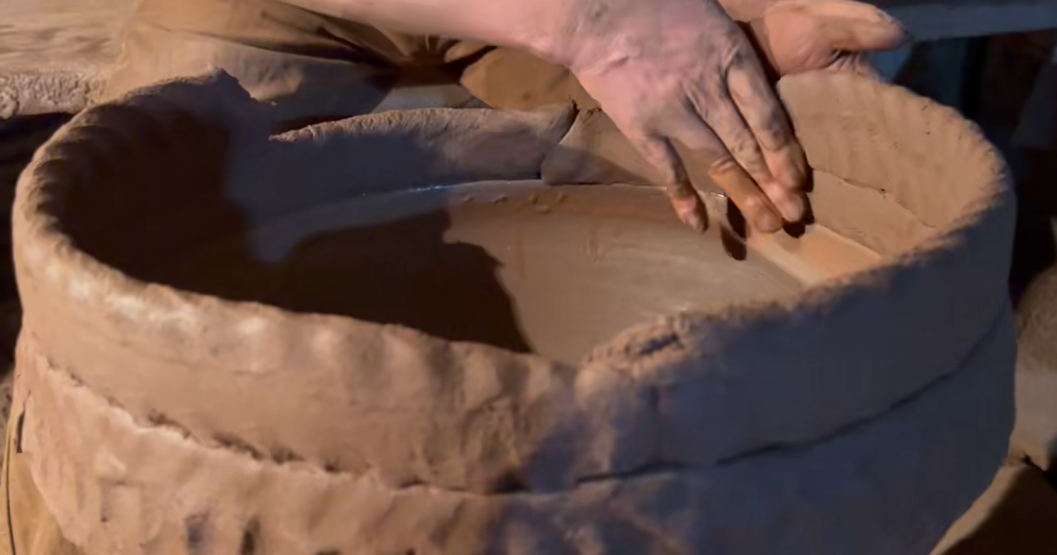 Terracotta Amphora Handcrafting Process