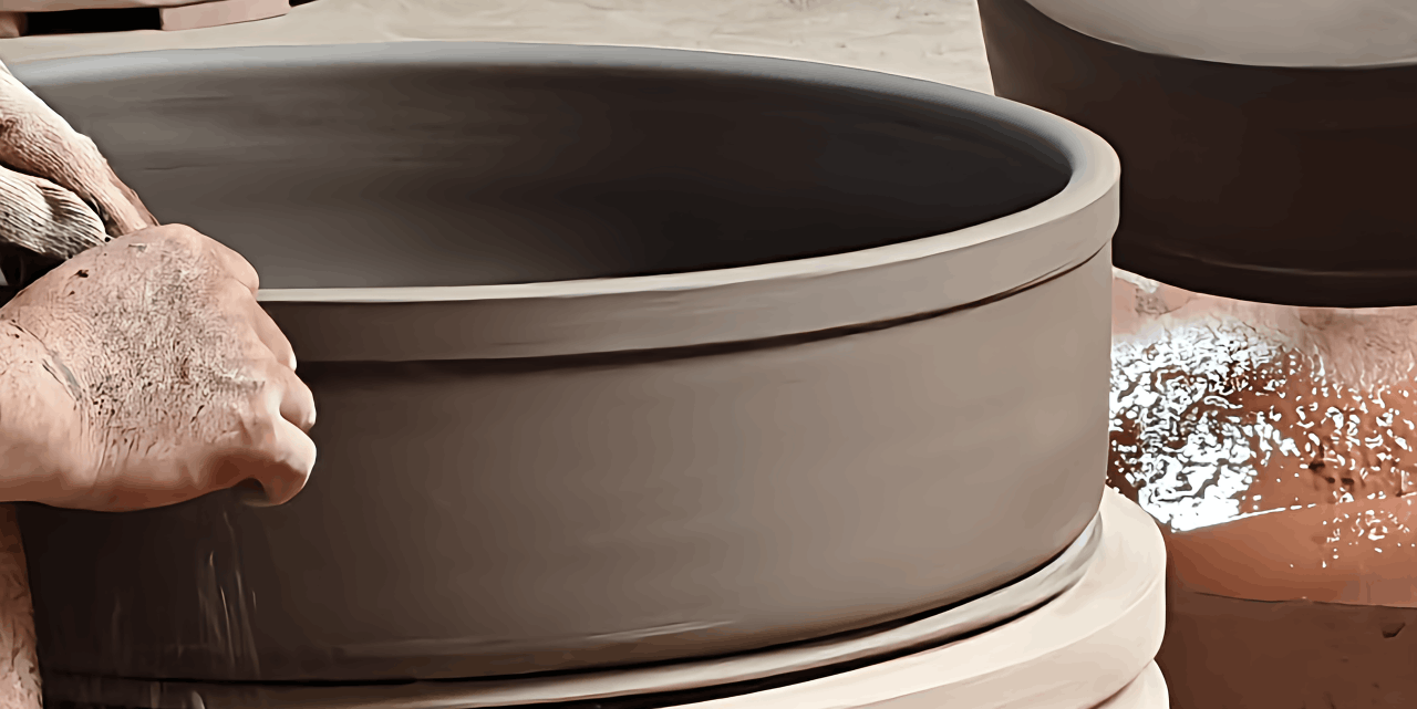 terracotta amphorae body manufacturing