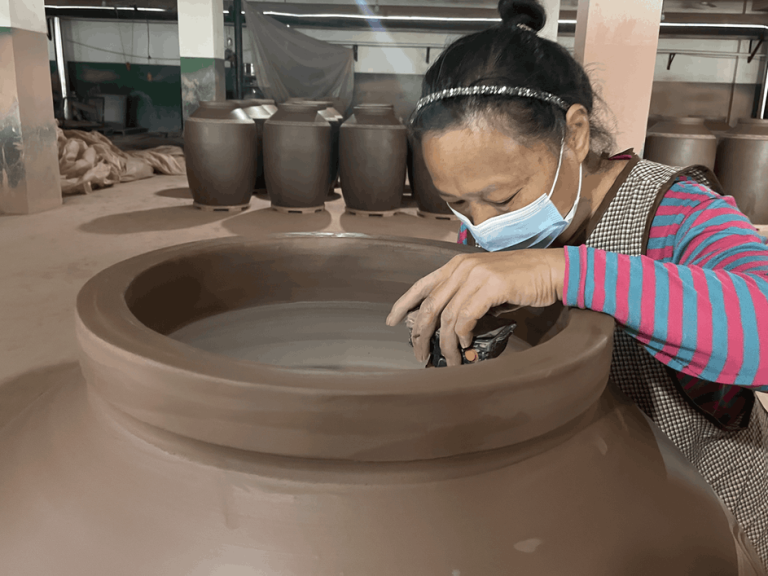 Amphora is characterized by its suitability for wine fermentation