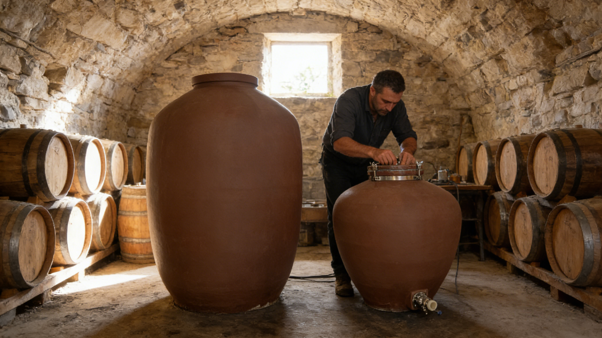 natural wine amphora fermentation winemaker