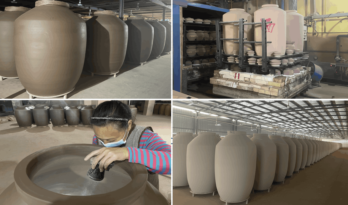 professional wine amphora manufacturer production and quality control process